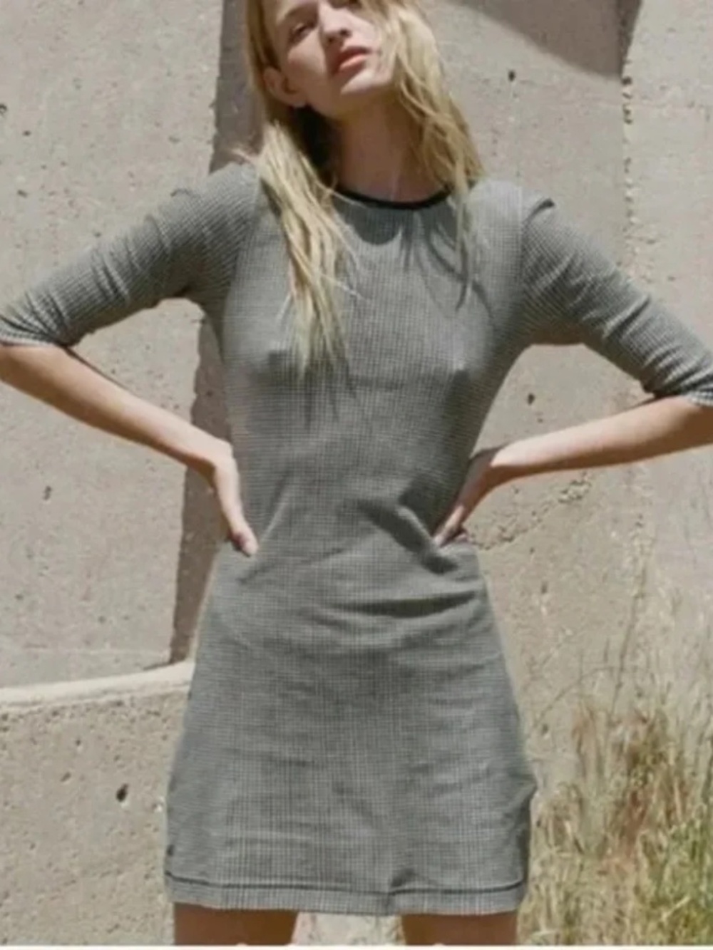 Doen Carmen Dress in La Maddalene Gingham Size XXL